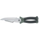 Pacific PMW knife Scissor - White Inox - Black Color - KV-APMW - AZZI SUB (ONLY SOLD IN LEBANON)